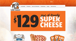 Desktop Screenshot of littlecaesars.com.mx